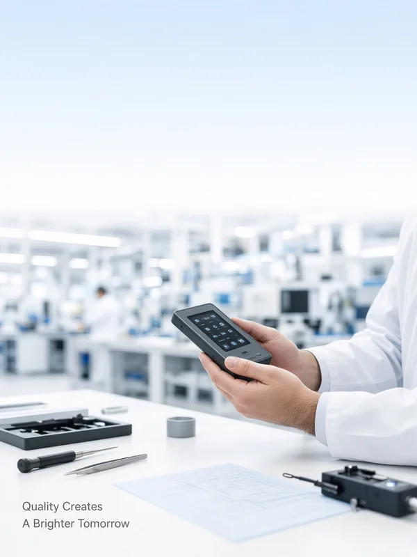 Quality inspection of a smart control panel on the production line